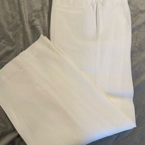 Banana Republic White Trousers